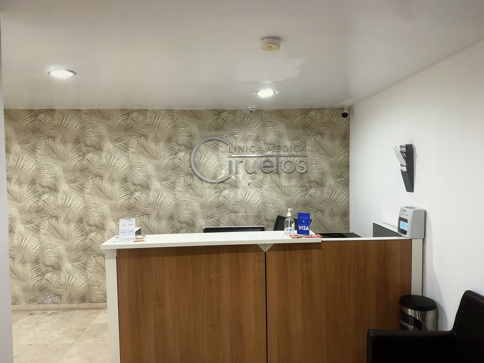 Recepción de Clínica Médica Ciruelos